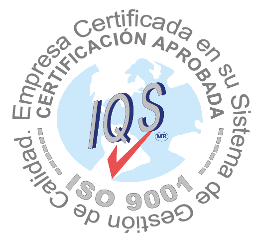 Empresa Certificada en su Sistema de Gestión de Calidad ISO 9001